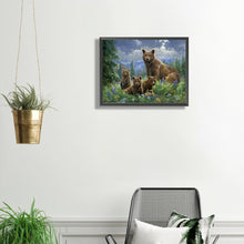 Load image into Gallery viewer, Diamond Painting - Full Square - brown bear (40*30CM)
