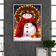 Load image into Gallery viewer, Diamond Painting - Full Round - Christmas snowman (30*40CM)
