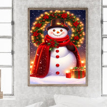 Load image into Gallery viewer, Diamond Painting - Full Round - Christmas snowman (30*40CM)
