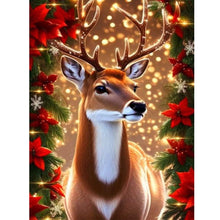 Load image into Gallery viewer, Diamond Painting - Full Round - Christmas deer (30*40CM)
