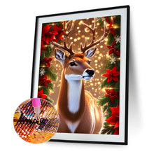 Load image into Gallery viewer, Diamond Painting - Full Round - Christmas deer (30*40CM)
