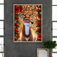 Load image into Gallery viewer, Diamond Painting - Full Round - Christmas deer (30*40CM)
