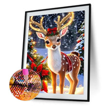 Load image into Gallery viewer, Diamond Painting - Full Round - Christmas deer (30*40CM)
