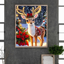 Load image into Gallery viewer, Diamond Painting - Full Round - Christmas deer (30*40CM)
