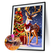 Load image into Gallery viewer, Diamond Painting - Full Round - Christmas deer (30*40CM)
