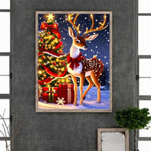 Load image into Gallery viewer, Diamond Painting - Full Round - Christmas deer (30*40CM)
