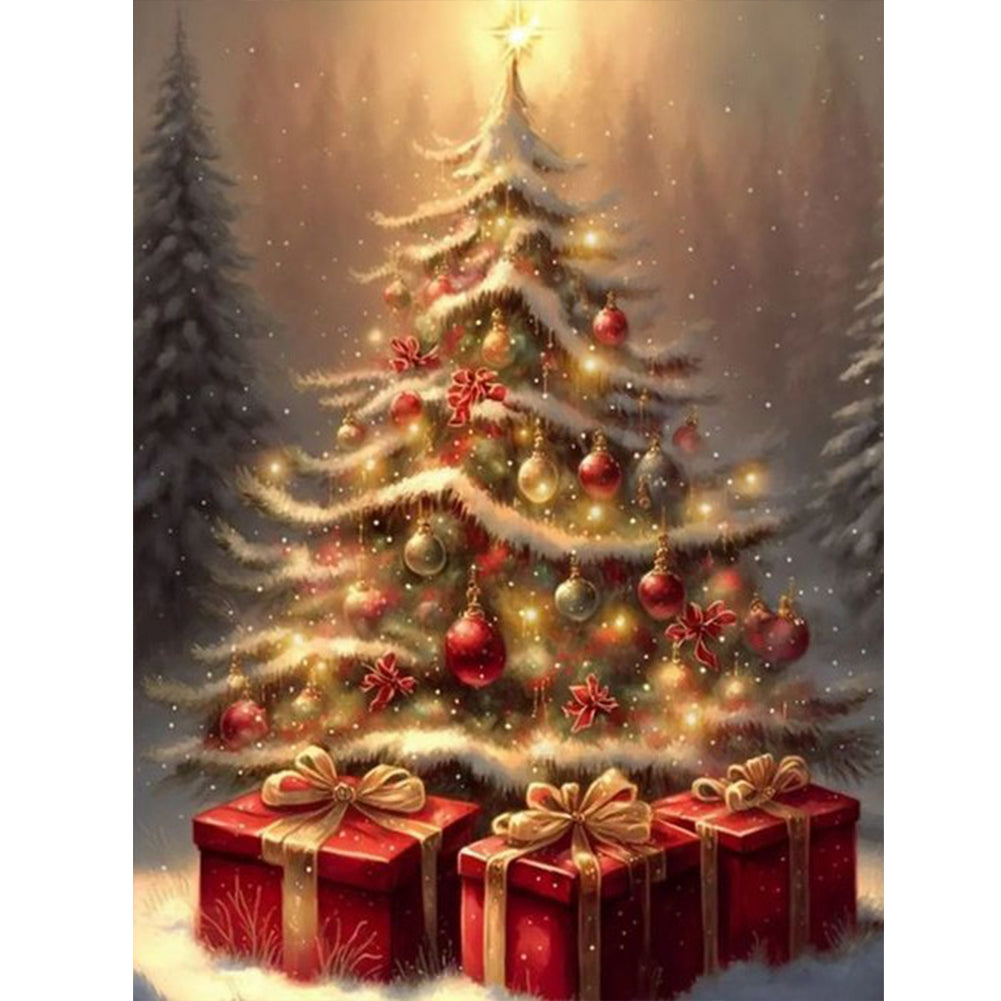 Diamond Painting - Full Round - Christmas tree (30*40CM)