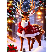 Load image into Gallery viewer, Diamond Painting - Full Round - Christmas deer (30*40CM)
