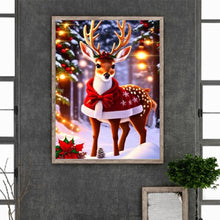 Load image into Gallery viewer, Diamond Painting - Full Round - Christmas deer (30*40CM)
