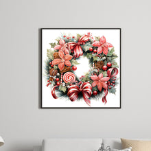 Load image into Gallery viewer, Diamond Painting - Full Round - Christmas wreath (30*30CM)
