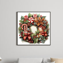 Load image into Gallery viewer, Diamond Painting - Full Round - Christmas wreath (30*30CM)
