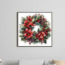 Load image into Gallery viewer, Diamond Painting - Full Round - Christmas wreath (30*30CM)
