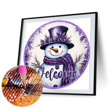 Load image into Gallery viewer, Diamond Painting - Full Round - snowman (30*30CM)
