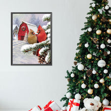 Load image into Gallery viewer, Diamond Painting - Full Round - Christmas cardinal (30*40CM)
