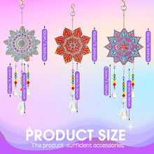 Load image into Gallery viewer, 3PCS Suncatcher Double Sided Diamond Painting Art Pendant (Datura)
