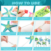 Load image into Gallery viewer, 6PCS Suncatcher Double Sided Diamond Painting Art Pendant (Marine Life)
