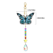 Load image into Gallery viewer, 6PCS Suncatcher Double Sided Diamond Painting Art Pendant (Flower Butterfly)
