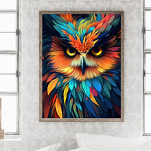 Load image into Gallery viewer, Diamond Painting - Full Round - colorful owl (30*40CM)

