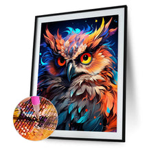Load image into Gallery viewer, Diamond Painting - Full Round - colorful owl (30*40CM)

