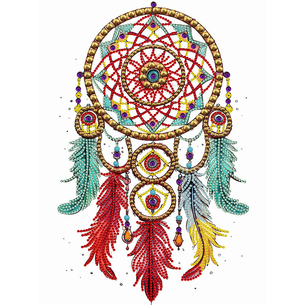 Diamond Painting - Partial Special Shaped - Dreamcatcher (30*40CM)