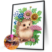 Load image into Gallery viewer, Diamond Painting - Partial Special Shaped - hedgehog (30*40CM)
