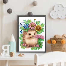 Load image into Gallery viewer, Diamond Painting - Partial Special Shaped - hedgehog (30*40CM)
