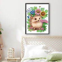 Load image into Gallery viewer, Diamond Painting - Partial Special Shaped - hedgehog (30*40CM)

