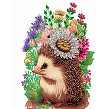 Load image into Gallery viewer, Diamond Painting - Partial Special Shaped - hedgehog (30*40CM)
