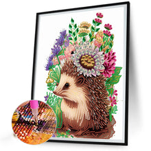 Load image into Gallery viewer, Diamond Painting - Partial Special Shaped - hedgehog (30*40CM)
