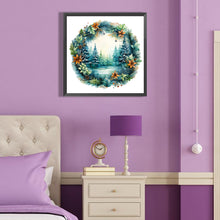 Load image into Gallery viewer, Diamond Painting - Full Round - Christmas tree ring (40*40CM)
