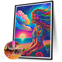 Load image into Gallery viewer, Diamond Painting - Full Round - daughter of nature (30*40CM)
