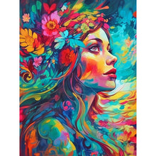 Load image into Gallery viewer, Diamond Painting - Full Round - daughter of nature (30*40CM)
