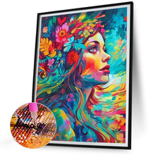 Load image into Gallery viewer, Diamond Painting - Full Round - daughter of nature (30*40CM)
