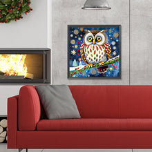 Load image into Gallery viewer, Diamond Painting - Full Round - Christmas Owl (30*30CM)
