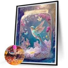 Load image into Gallery viewer, Diamond Painting - Full Round - hummingbird in jar (30*40CM)
