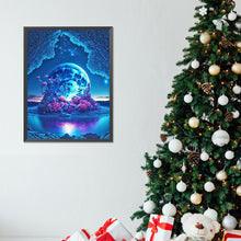 Load image into Gallery viewer, Diamond Painting - Full Round - Rose under the moon (30*40CM)
