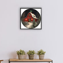 Load image into Gallery viewer, Diamond Painting - Full Round - Christmas snow red house (30*30CM)
