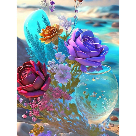 Diamond Painting - Full Round - seaside romance (30*40CM)