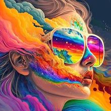 Load image into Gallery viewer, Diamond Painting - Full Round - Rainbow colored wonderland (30*30CM)
