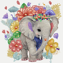 Load image into Gallery viewer, Diamond Painting - Partial Special Shaped - elephant (30*30CM)
