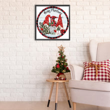Load image into Gallery viewer, Diamond Painting - Partial Special Shaped - Christmas holiday wreath (30*30CM)
