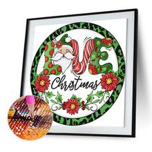 Load image into Gallery viewer, Diamond Painting - Partial Special Shaped - Christmas holiday wreath (30*30CM)
