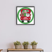 Load image into Gallery viewer, Diamond Painting - Partial Special Shaped - Christmas holiday wreath (30*30CM)
