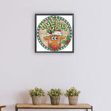 Load image into Gallery viewer, Diamond Painting - Partial Special Shaped - Christmas holiday wreath (30*30CM)
