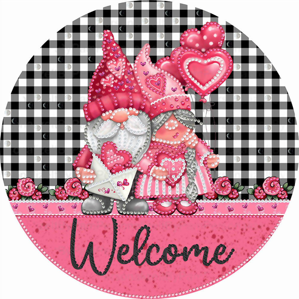 Diamond Painting - Partial Special Shaped - Christmas holiday wreath (30*30CM)