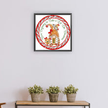 Load image into Gallery viewer, Diamond Painting - Partial Special Shaped - Christmas holiday wreath (30*30CM)
