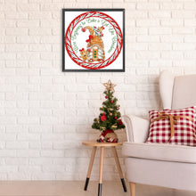 Load image into Gallery viewer, Diamond Painting - Partial Special Shaped - Christmas holiday wreath (30*30CM)
