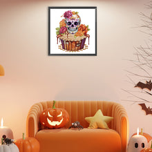 Load image into Gallery viewer, Diamond Painting - Partial Special Shaped - Skull Dessert (30*30CM)
