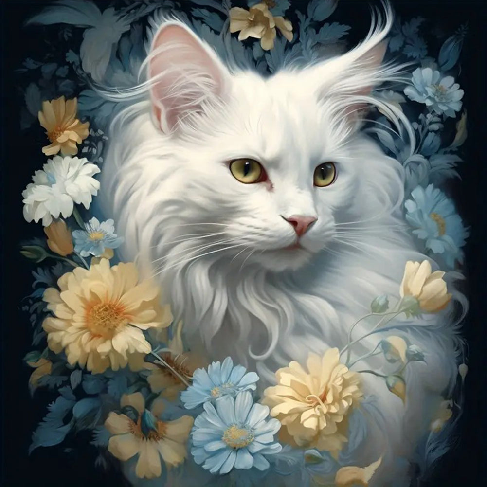 Diamond Painting - Full Round - kitten (30*30CM)