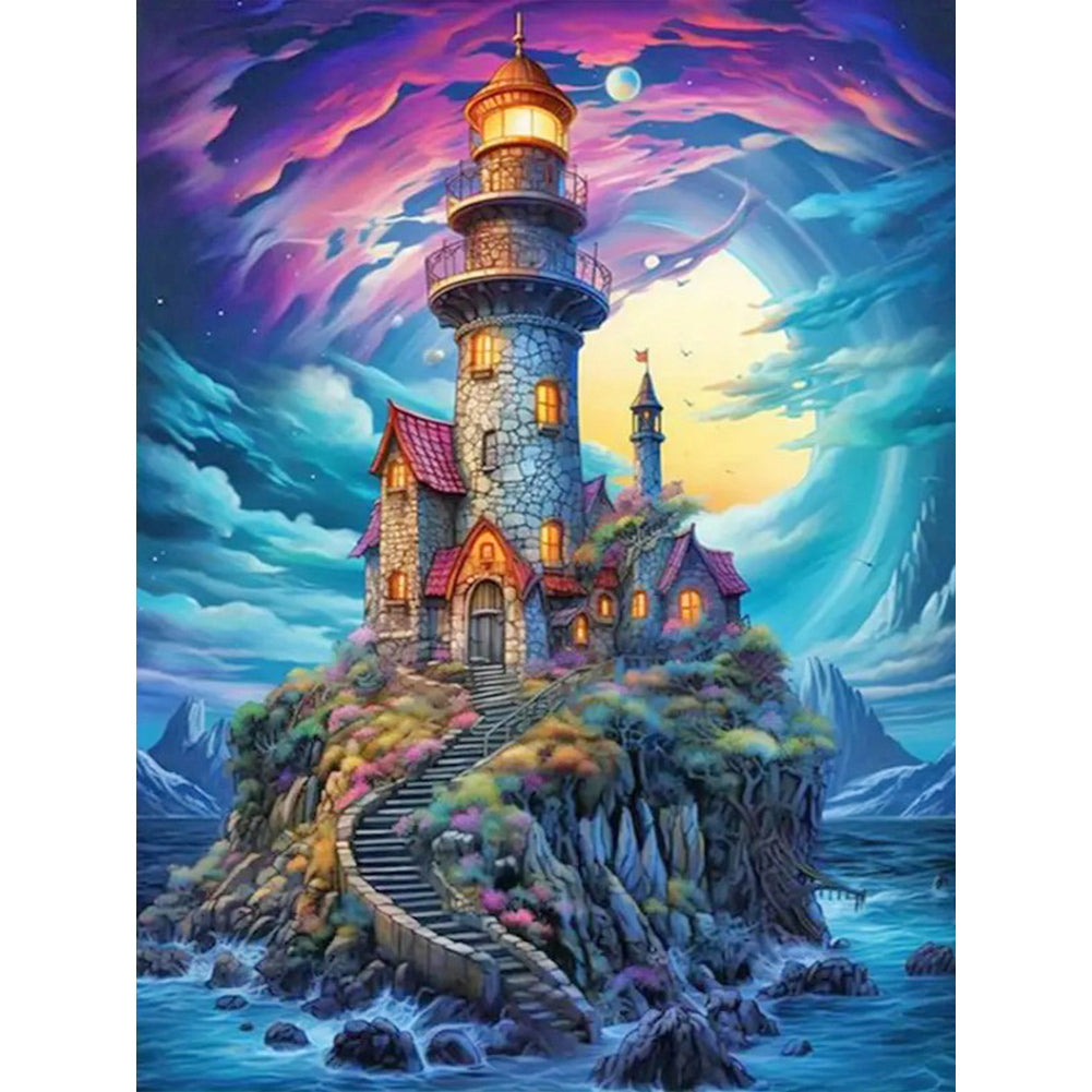 Diamond Painting - Full Round - Dokdo in the sea (30*40CM)